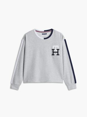 Женские свитеры Tommy Hilfiger Cropped Pullover & Pant Sleep Set — фото 5