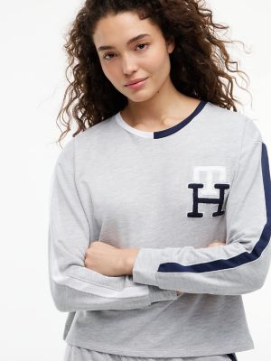 Женские свитеры Tommy Hilfiger Cropped Pullover & Pant Sleep Set — фото 3