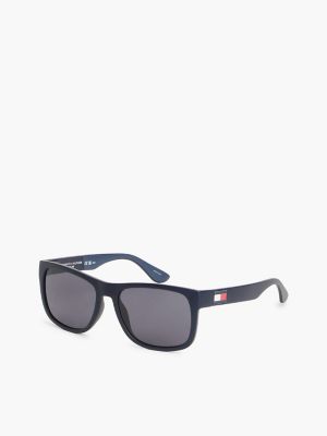 Rectangular Frame Sunglasses, Dark Blue