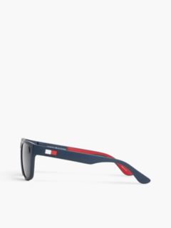 Rectangular Frame Sunglasses — Blue 2