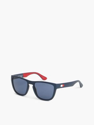 Rectangular Frame Sunglasses, Blue