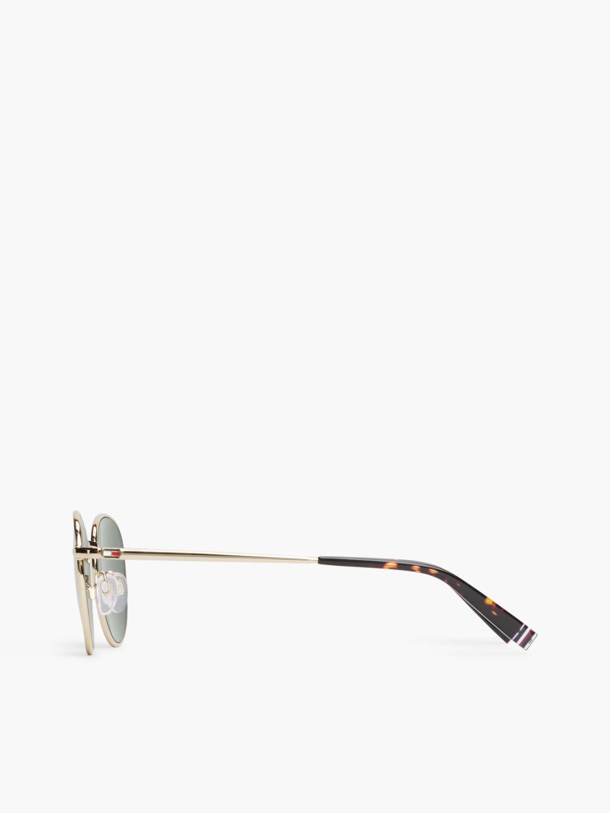 Pantos Frame Metal Sunglasses — Dark Yellow