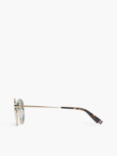 Pantos Frame Metal Sunglasses — Dark Yellow 2