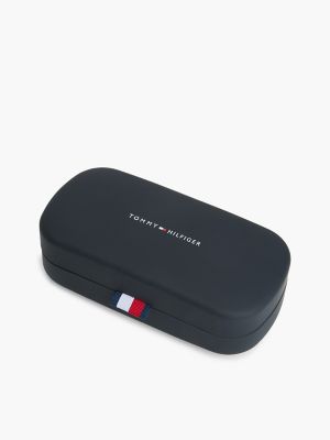 Женские солнцезащитные очки Tommy Hilfiger Cat-Eye Acetate Sunglasses, цвет: Чёрный — фото 3