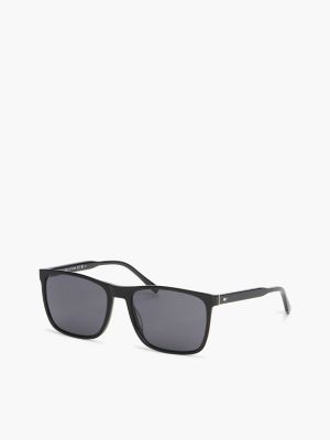 Classic Rectangular Frame Sunglasses, Black
