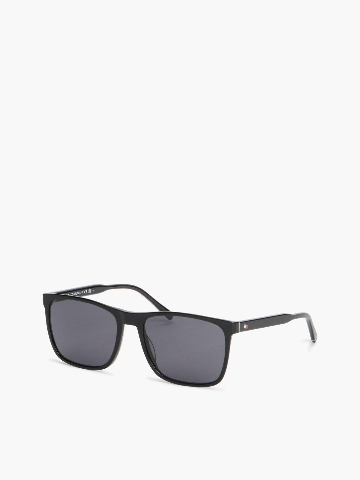 Classic Rectangular Frame Sunglasses — Black