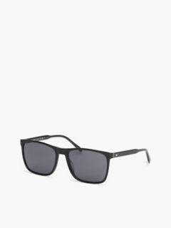 Classic Rectangular Frame Sunglasses — Black 1