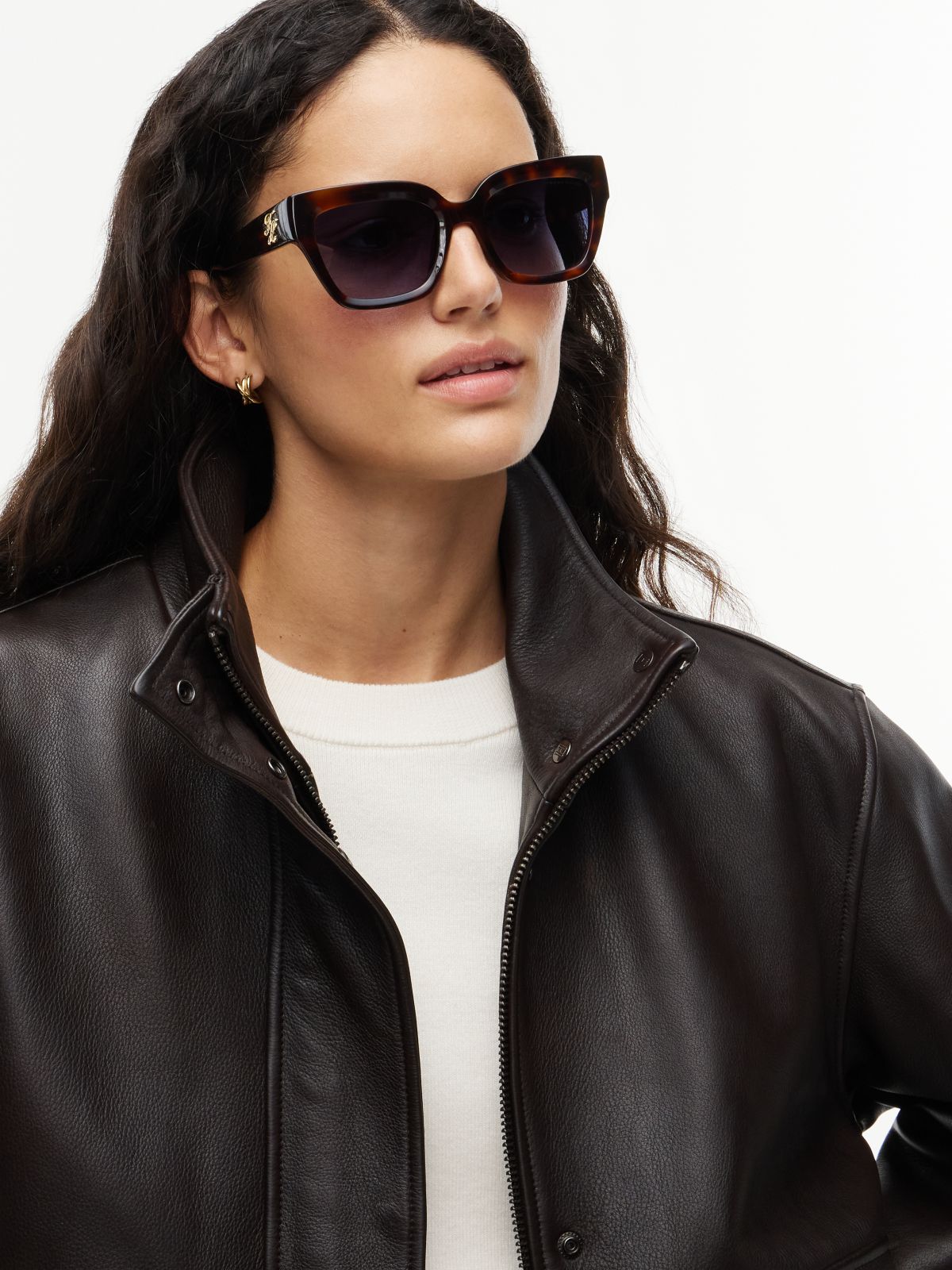 Bold Butterfly Frame Sunglasses — Havana