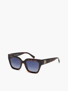 Bold Butterfly Frame Sunglasses — Havana 1