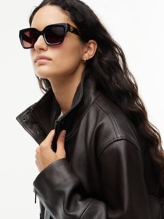 Bold Butterfly Frame Sunglasses — Tortoise 3