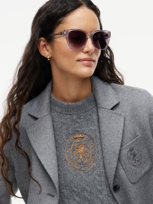 Женские солнцезащитные очки Tommy Hilfiger Butterfly Frame Sunglasses, цвет: Розовый — фото 3
