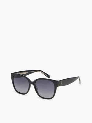 Женские солнцезащитные очки Tommy Hilfiger Butterfly Frame, цвет: Чёрный — фото 1