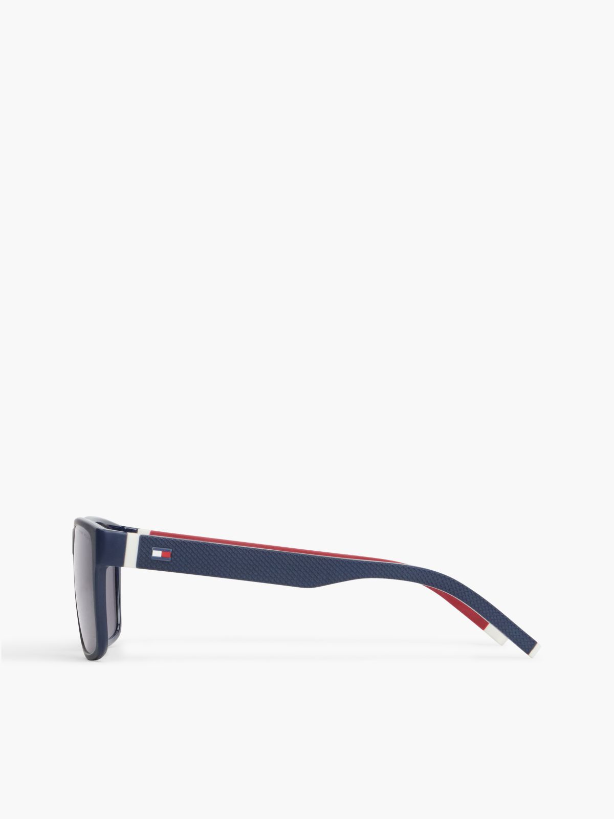 Sporty Rectangular Frame Sunglasses — Blue