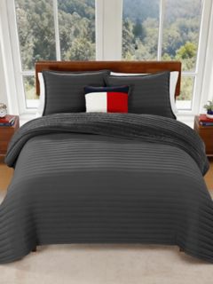 Grey Quilted Bed-In-A-Bag Set — Charcoal Grey 5