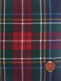 Classic Tartan Pillow — Core Navy 2