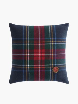 Classic Tartan Pillow, Core Navy