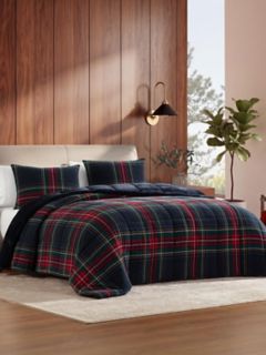 Classic Tartan Chenille Bed-In-A-Bag Set — Core Navy 4