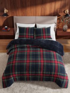 Classic Tartan Chenille Bed-In-A-Bag Set — Core Navy 5