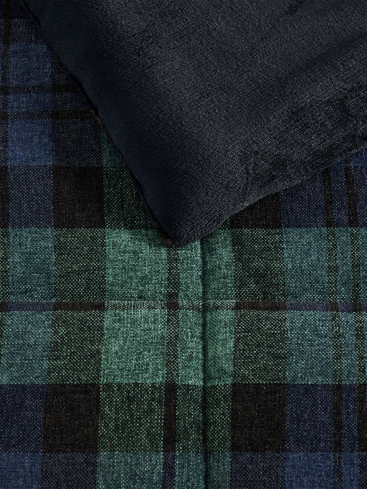 Black Watch Chenille Bed-In-A-Bag Set — Core Navy