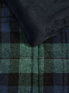 Black Watch Chenille Bed-In-A-Bag Set — Core Navy 2