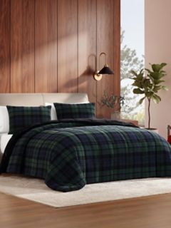 Black Watch Chenille Bed-In-A-Bag Set — Core Navy 4