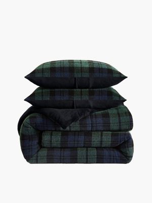 Black Watch Chenille Bed-In-A-Bag Set, Core Navy