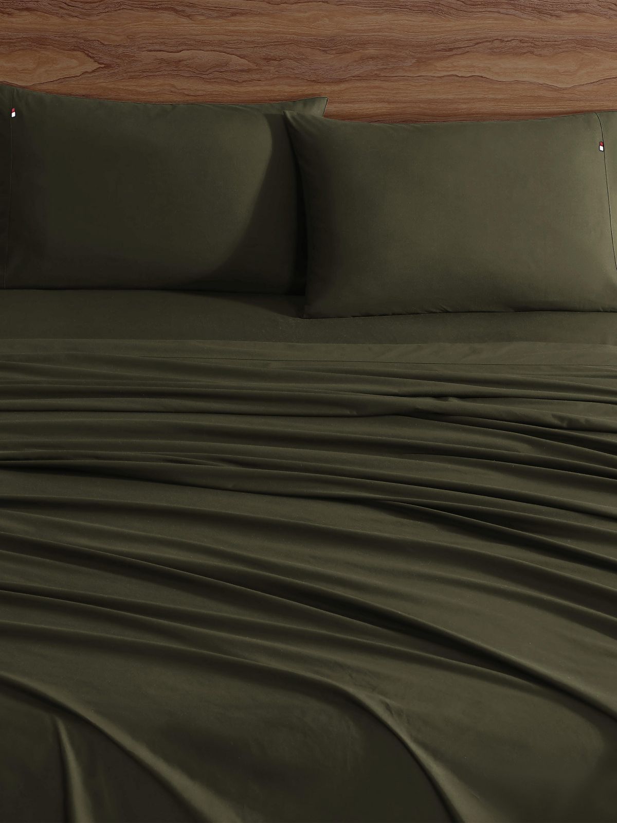 Dark Green Sheet Set — Olive Green