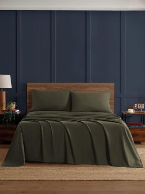 Dark Green Sheet Set, Olive Green