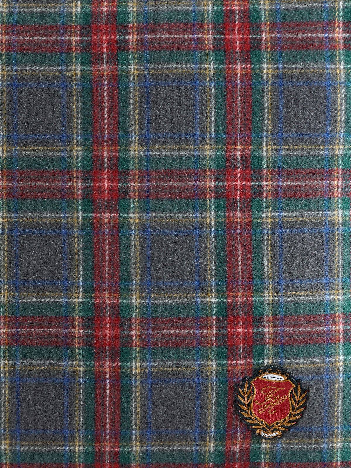 Grey Tartan Pillow — Grey