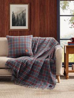 Grey Tartan Pillow — Grey 4