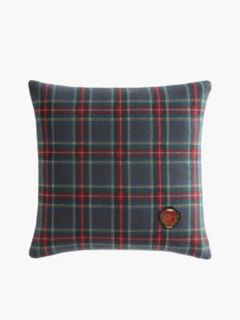 Grey Tartan Pillow — Grey 1