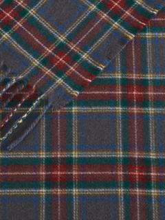 Grey Tartan Blanket — Grey 3