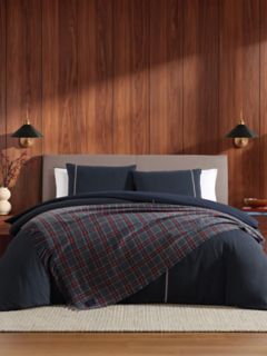 Grey Tartan Blanket — Grey 4