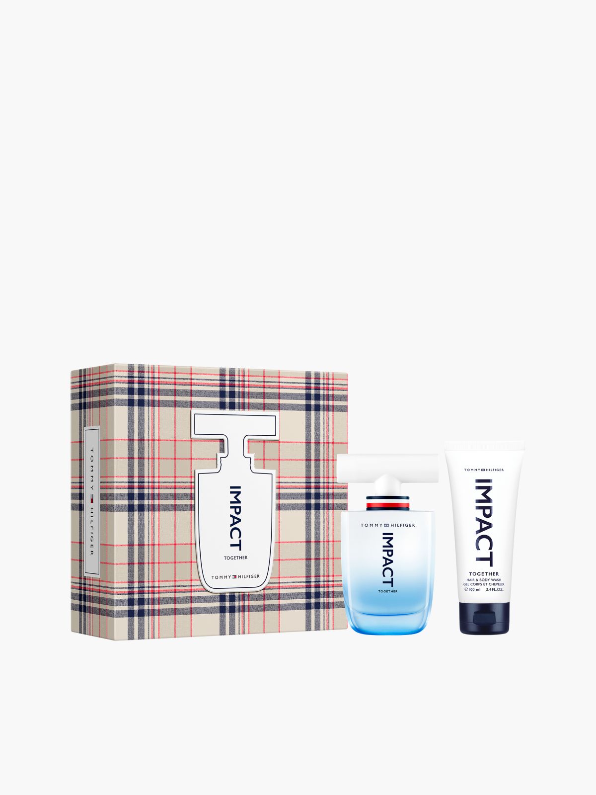Tommy Impact Together Fragrance 3.4oz Gift Set — No Color