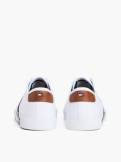 Canvas Low-Top Sneaker — White/Navy 4