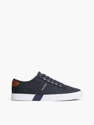 Canvas Low-Top Sneaker, Navy