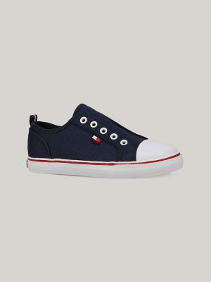 Kids' Laceless Sneaker, Navy