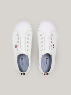 Kids' Laceless Sneaker — White 3