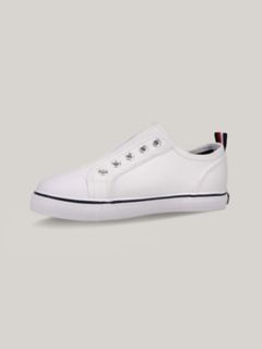 Kids' Laceless Sneaker — White 6