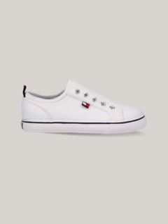 Kids' Laceless Sneaker — White 1
