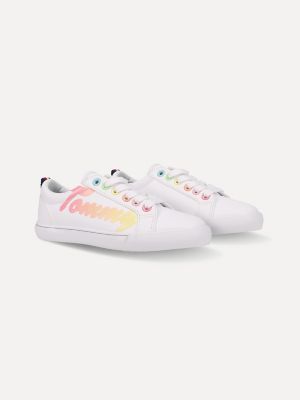 tommy hilfiger pastel sneakers