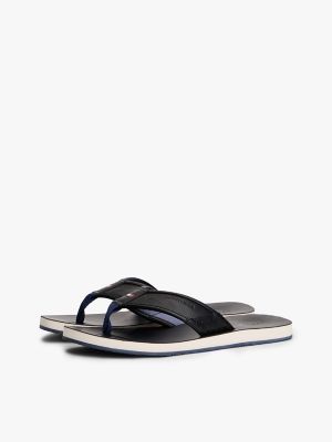 Мужские сандалии Tommy Hilfiger Classic Flip Flop, цвет: Чёрный — фото 2