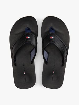 Мужские сандалии Tommy Hilfiger Classic Flip Flop, цвет: Чёрный — фото 3