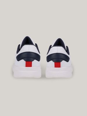 Kids' Logo Sneaker, White/Navy/Red/Ice