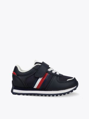 Kids' Signature Stripe Sneaker, Navy