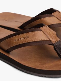 Pebbled Flip Flop — Medium Brown 6