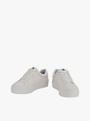 Женские кроссовки Tommy Hilfiger Banner Stripe Cupsole, цвет: Белый — фото 3