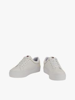 Banner Stripe Cupsole Sneaker — White 3