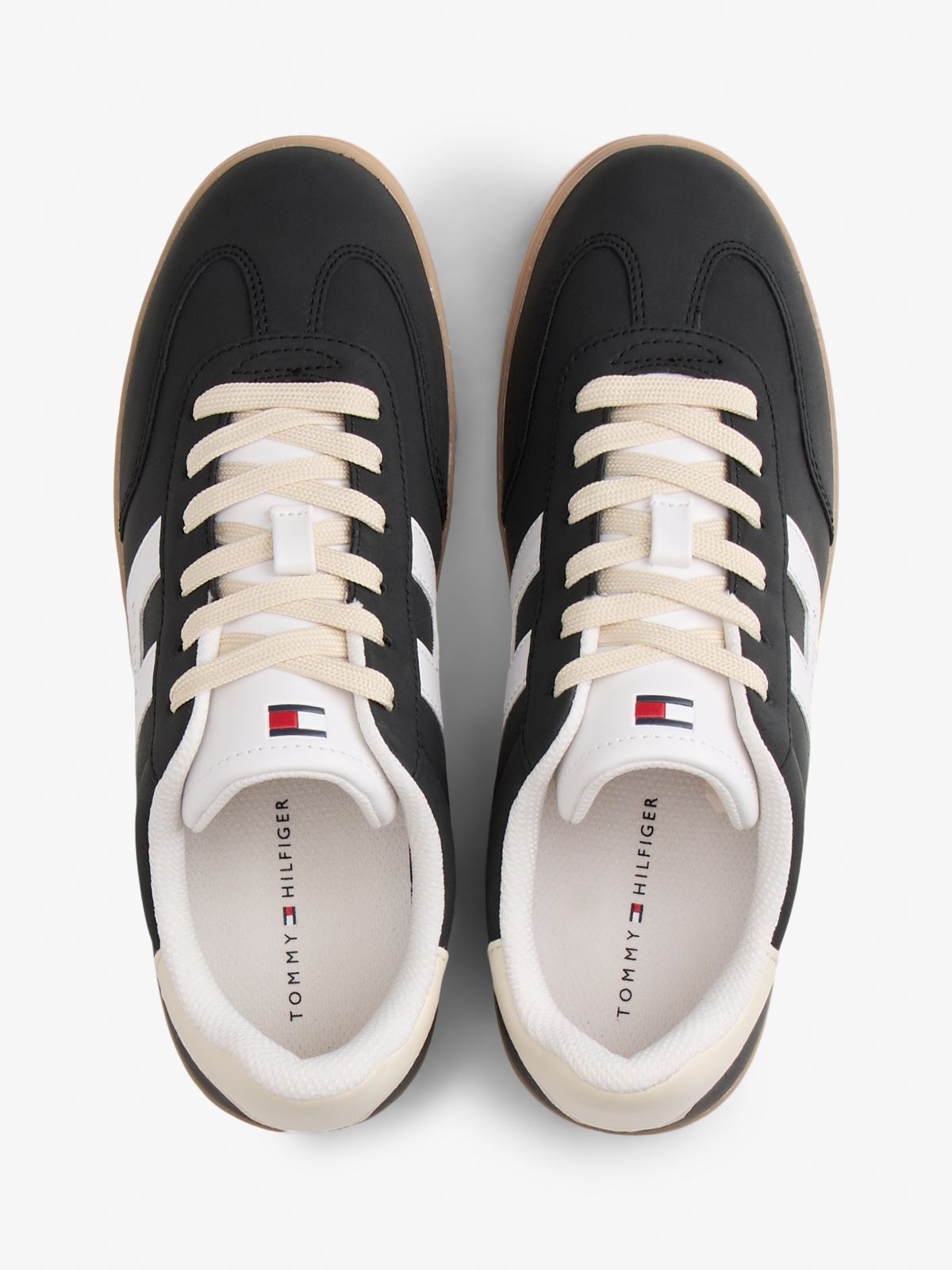 Hilfiger Logo Skater Sneaker — Black