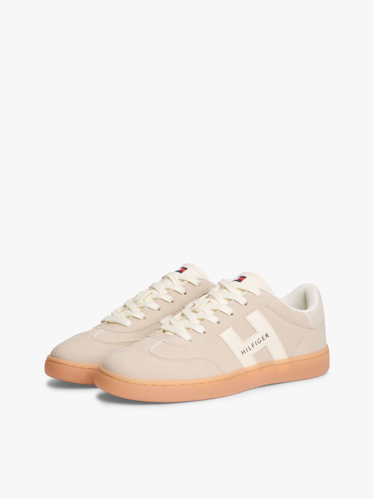 Hilfiger Logo Skater Sneaker — Light Grey